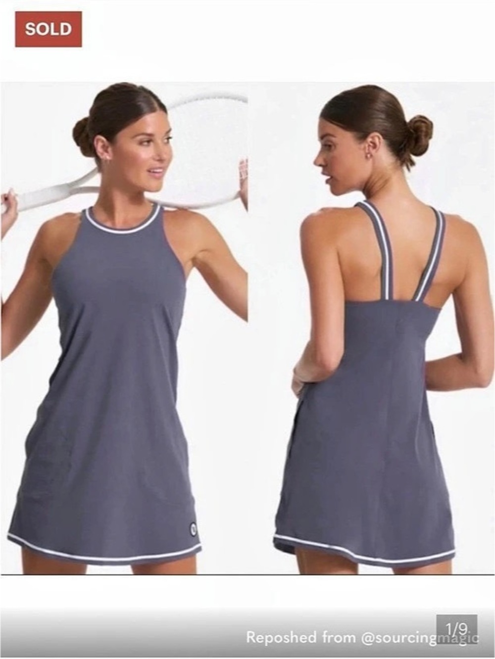 Vuori Volley Dress Mini Blue Large
